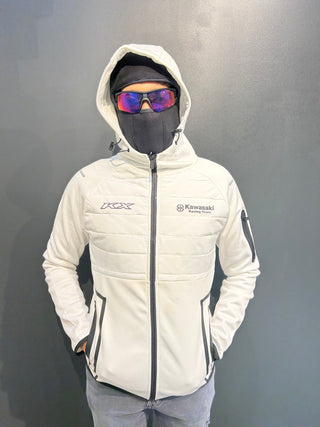 Sweat à capuche Kawasaki® Streetline - Blanc